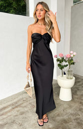 Ashley Black Formal Maxi Dress