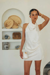 Leighton Cowl Neck Mini Dress