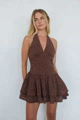 Kit Ruffle Mini Dress Romper
