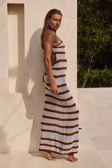 HAZEL MAXI DRESS - BLUE MULTI