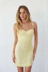 Ellison Sequin Bodycon Mini Dress