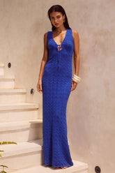 ELLIRA MAXI DRESS - COBALT BLUE