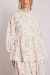 gretchen blouse - vintage ditsy
