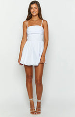 Declynn White Strapless Mini Dress