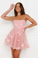 Ethereal Blossom Mini Dress