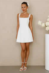 Luxe Ambience Mini Dress White