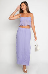 Her Moment Purple Maxi Skirt