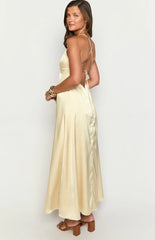 Nakita Yellow Maxi Dress