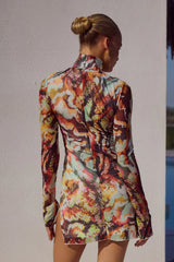 JORDI MINI DRESS - SONARA PRINT