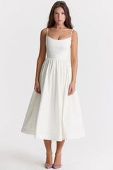 ivory corset sundress
