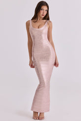 rosΓ© bandage maxi dress - limited edition
