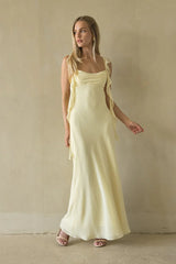 Sarila Ruffle Strap Maxi Dress