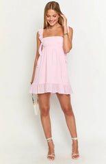 Jenn Light Pink Mini Dress