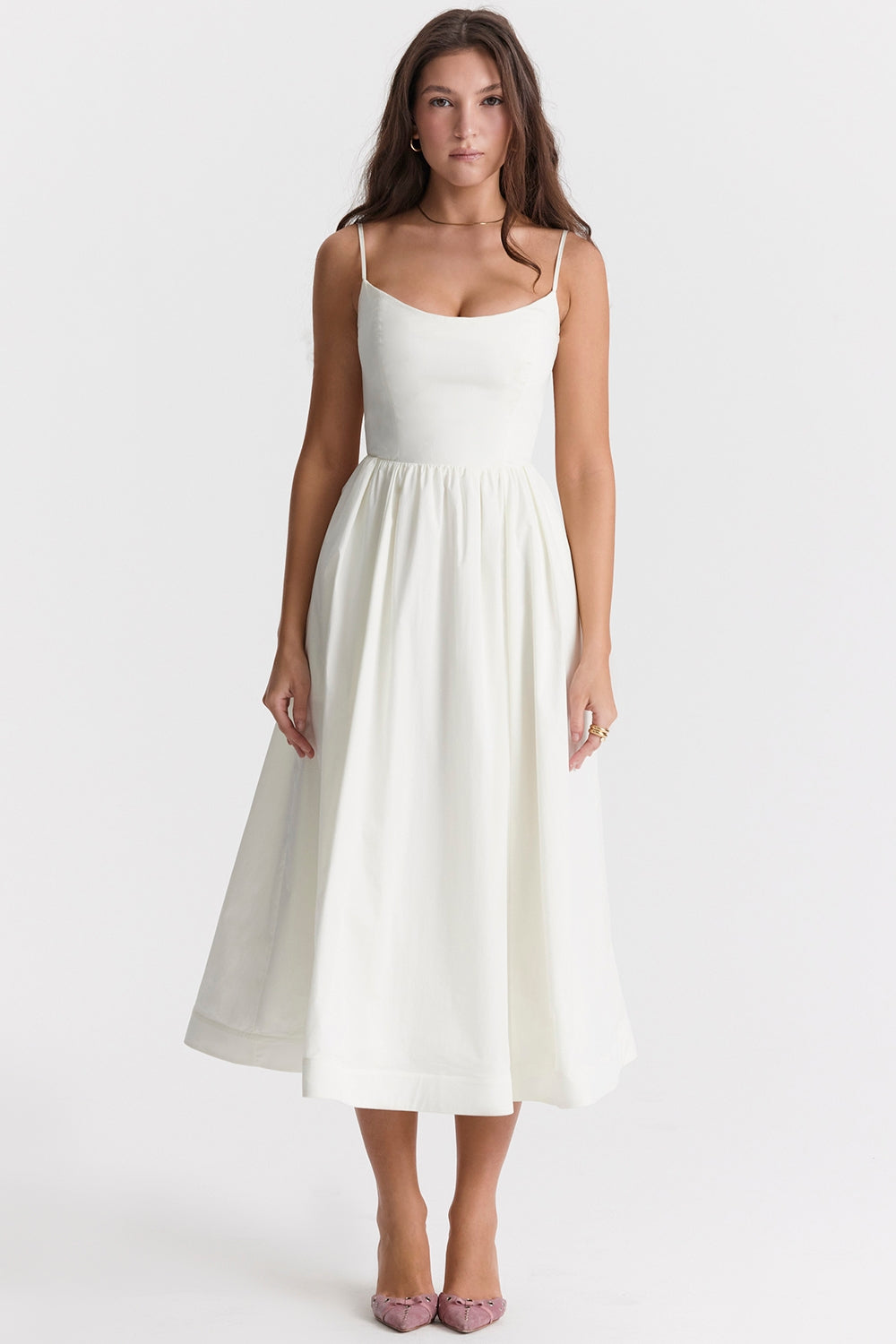 ivory corset sundress