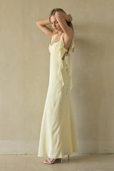 Sarila Ruffle Strap Maxi Dress