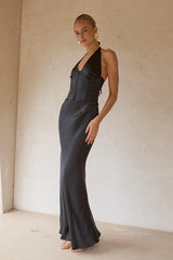 ASADA MAXI DRESS - BLACK