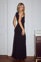 ANGELO TANK MAXI DRESS - BLACK/WHITE