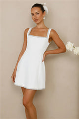 Luxe Ambience Mini Dress White