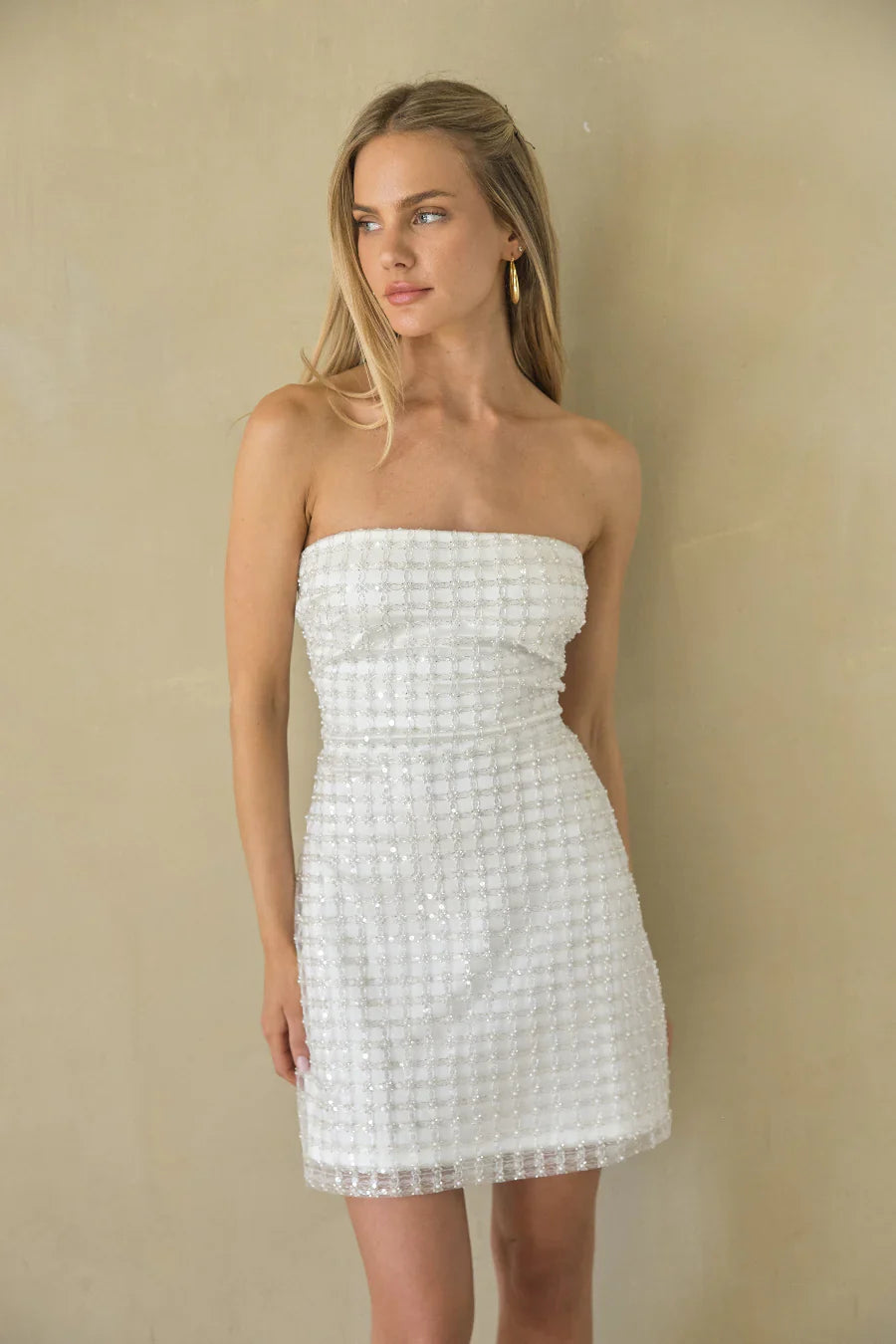Adela Beaded Mini Dress