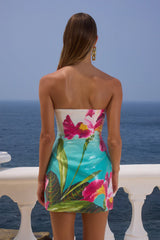 IBIZA MINI DRESS - NALANI PRINT