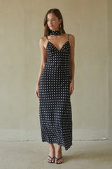 Dovie Polka Dot Midi Dress