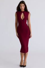 ruby bandage midi dress