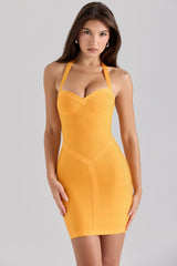 orange sherbet mini bandage dress