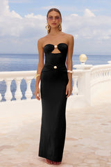 KLEO MAXI DRESS - BLACK