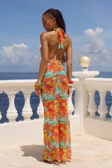 BRANDY MAXI DRESS - DIAZ AQUA