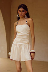 MARIANNA MINI DRESS - CREAM