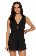 Hector Black Playsuit