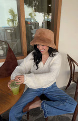 Verity Cream Knit Wrap Cardigan