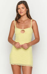 Jorja Yellow Mini Dress