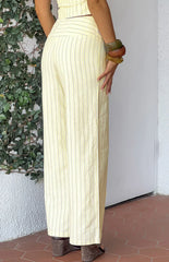 Maude Yellow Stripe Pants