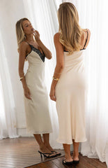Nikita Cream Lace Midi Dress