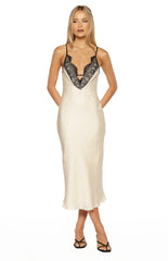 Nikita Cream Lace Midi Dress