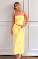 Silvie Yellow Maxi Skirt