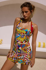 AERA MINI DRESS - PHAEDRA PRINT
