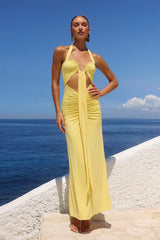 FLORA MAXI DRESS - BUTTER