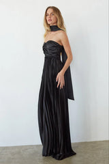 River Plisse Maxi Dress