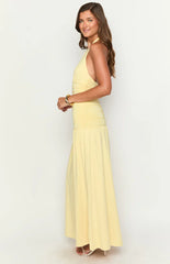 Gloria Yellow Maxi Dress
