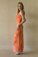 Chelley Keyhole Maxi Dress