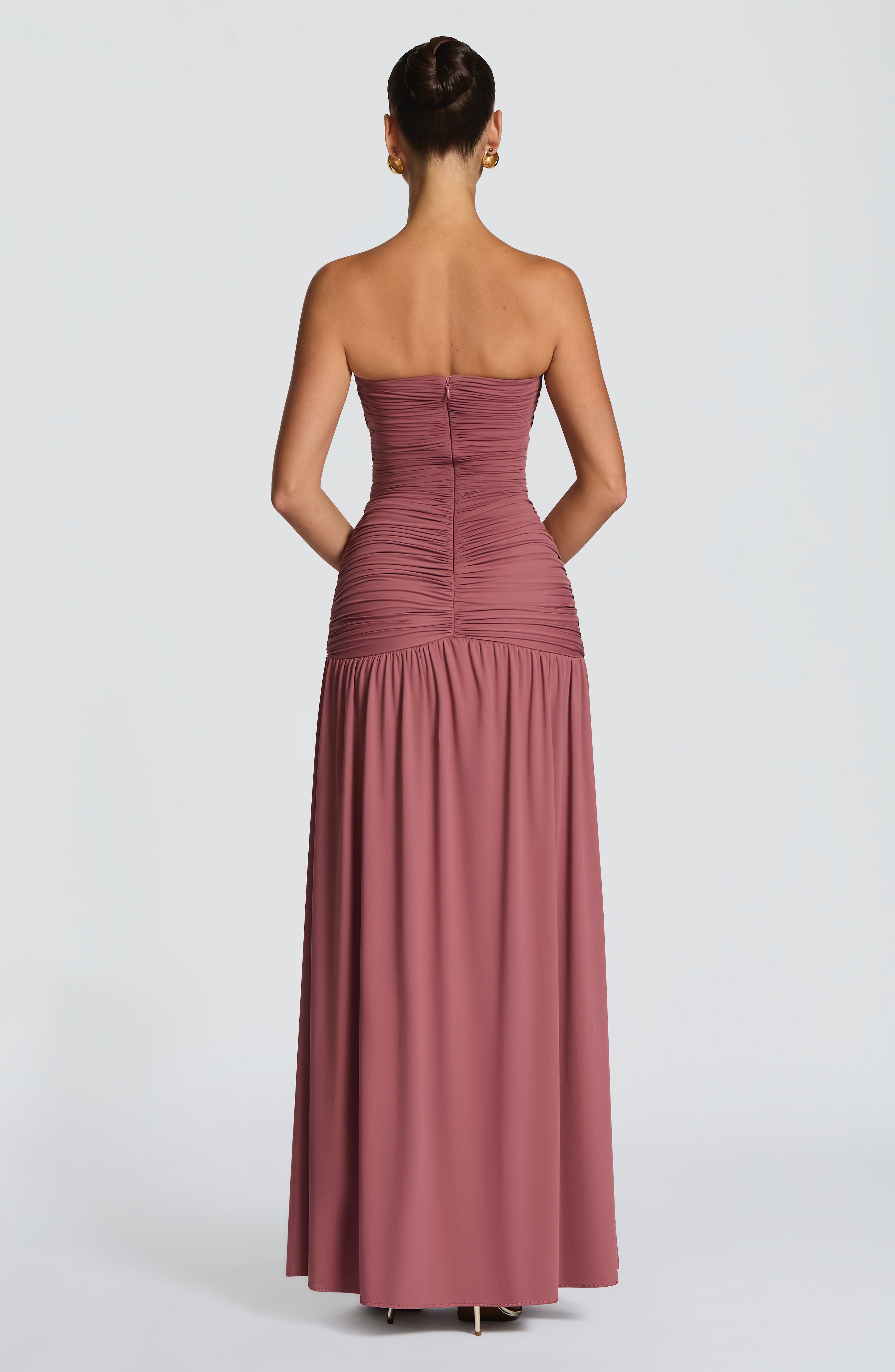 Junia Maxi Dress - Rose Brown – Lemonmolly